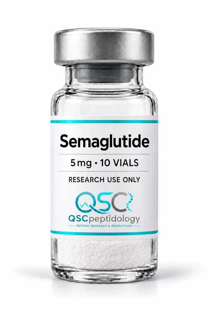 Semaglutide 5mg (Pacote de 10 frascos) QSC Peptidology